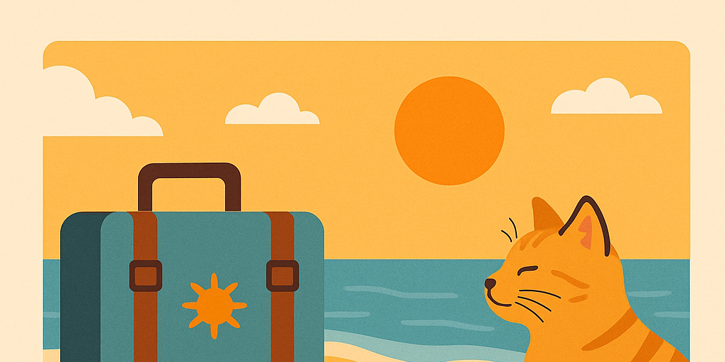 gatto vacanze